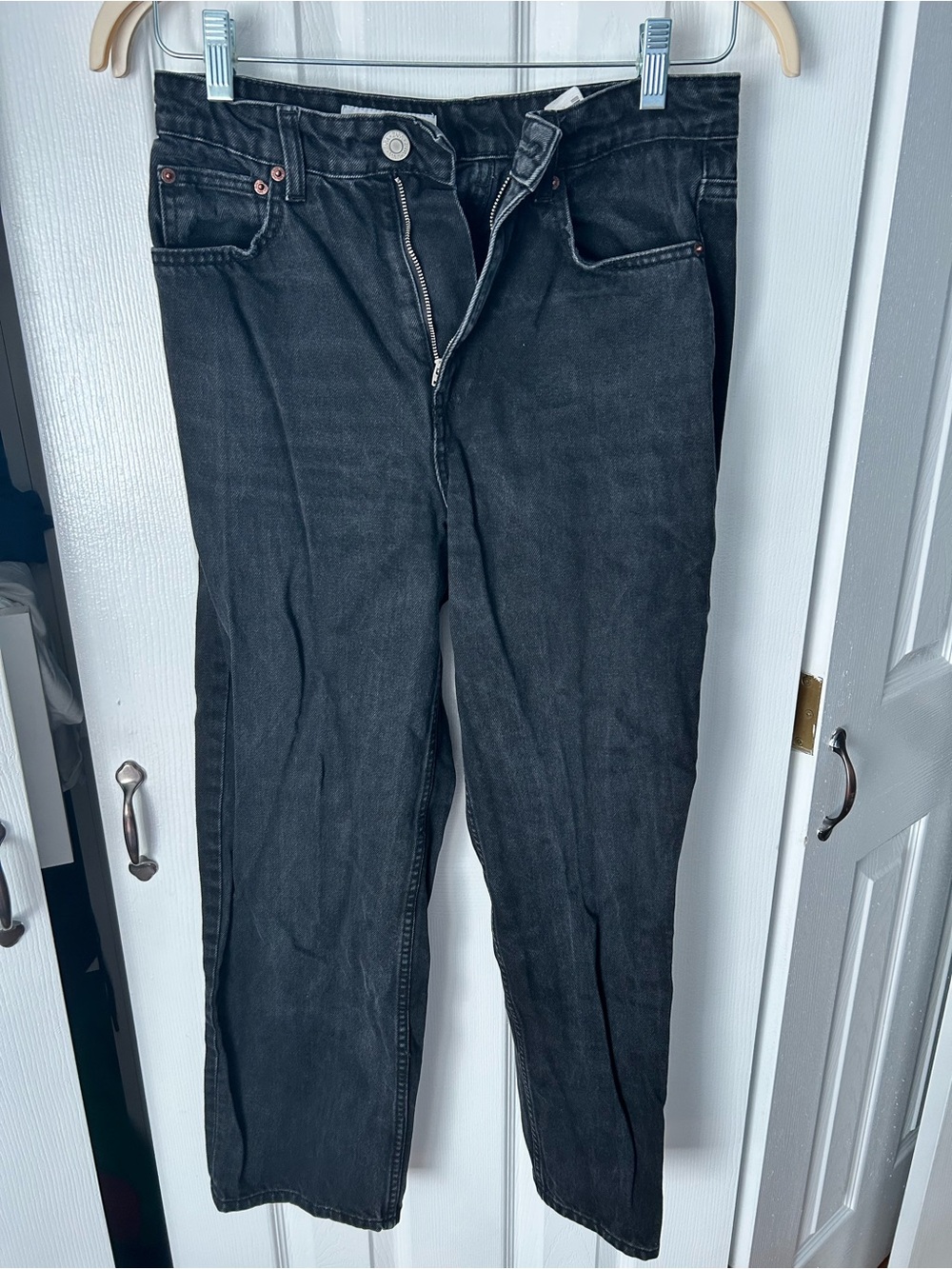 Zara Black Straight Jeans